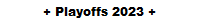 Playoffs